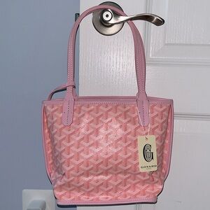 NWT Mini Pink Tote Bag